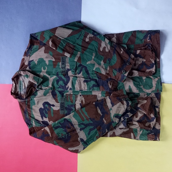 U.S. Army Other - Vintage US Navy Camouflage Military Jacket AUGER DLA100-87-C-0613